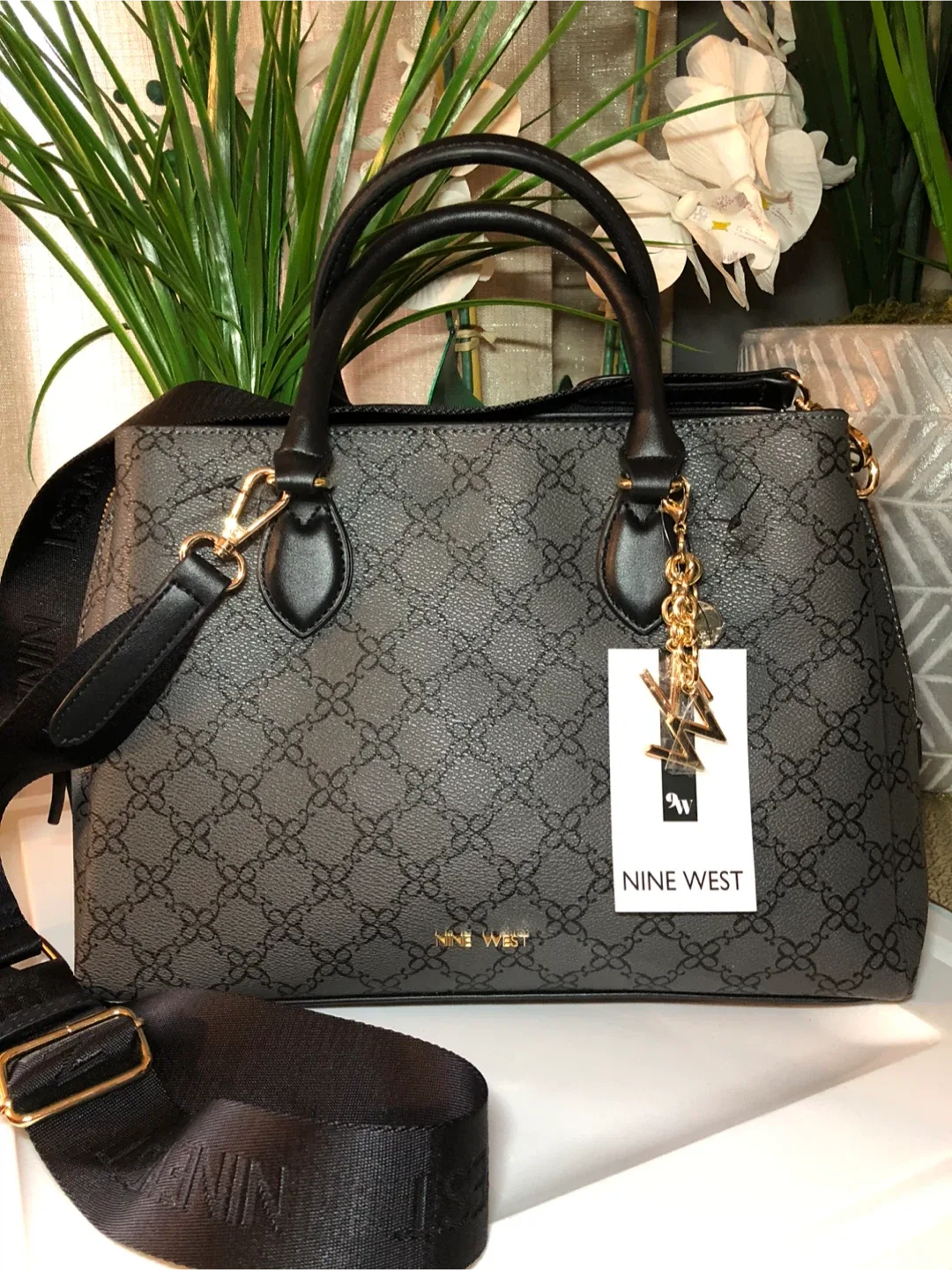 Nine West Satchel Bag with Strap image indicator(6)