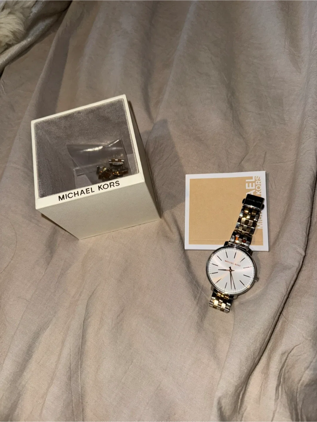 Michael kors tri tone watch image indicator(2)
