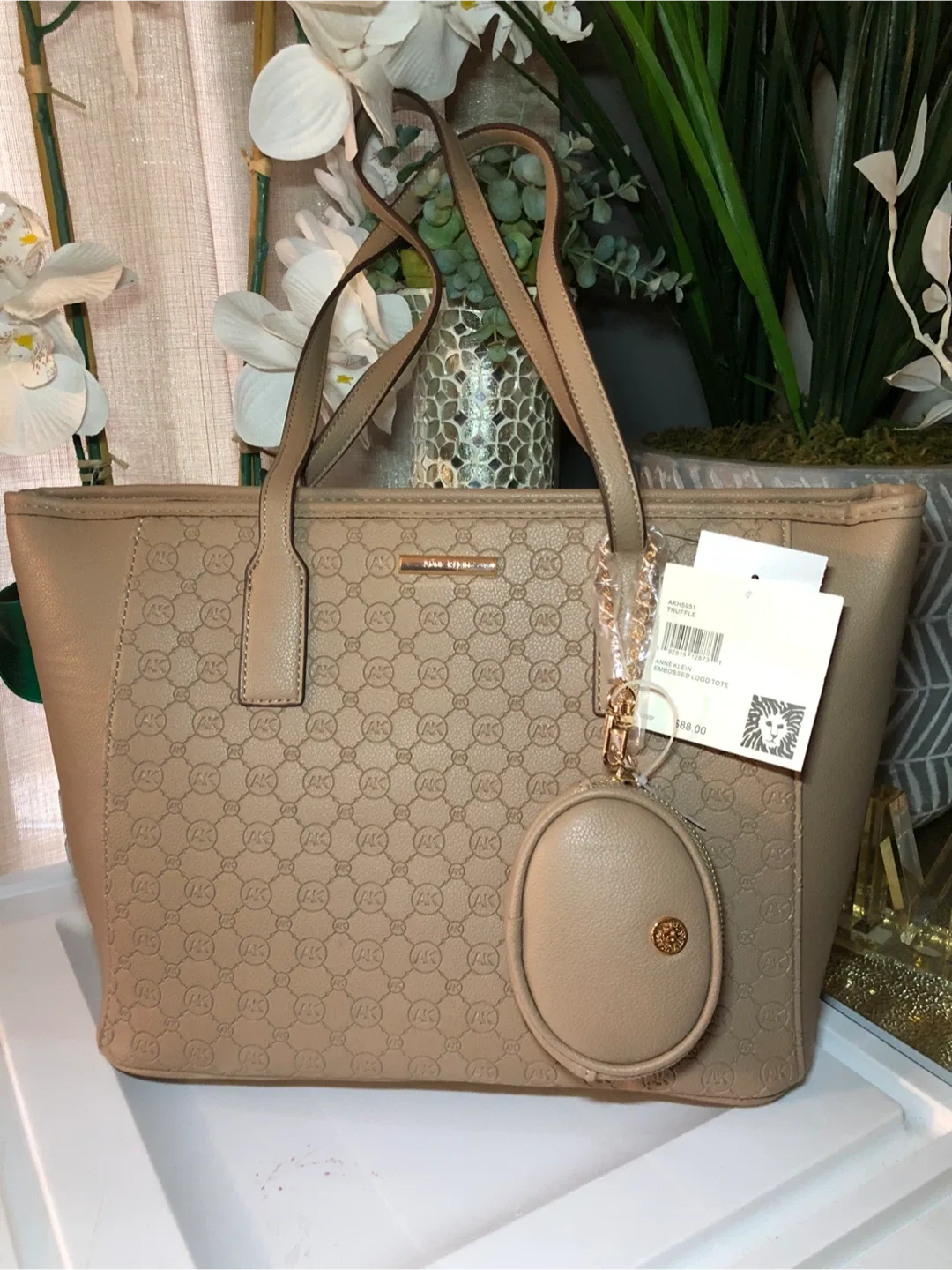 Anne Klein Embossed Logo Tote image indicator(5)