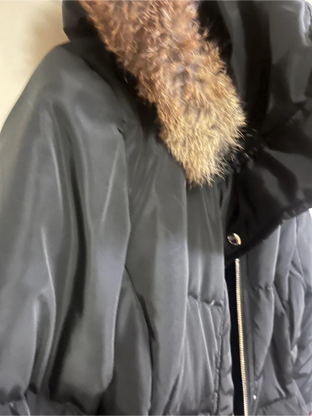 Karl Lagerfeld Paris Black Down Puffer Jacket - Size M - photo 3