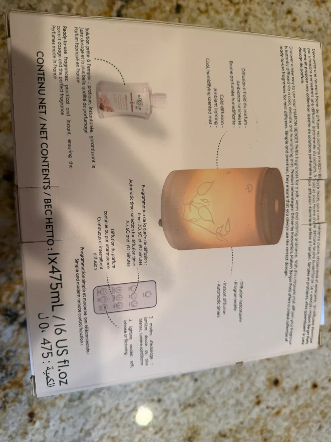 Maison Berger Aroma Relax Diffuser - New in Box