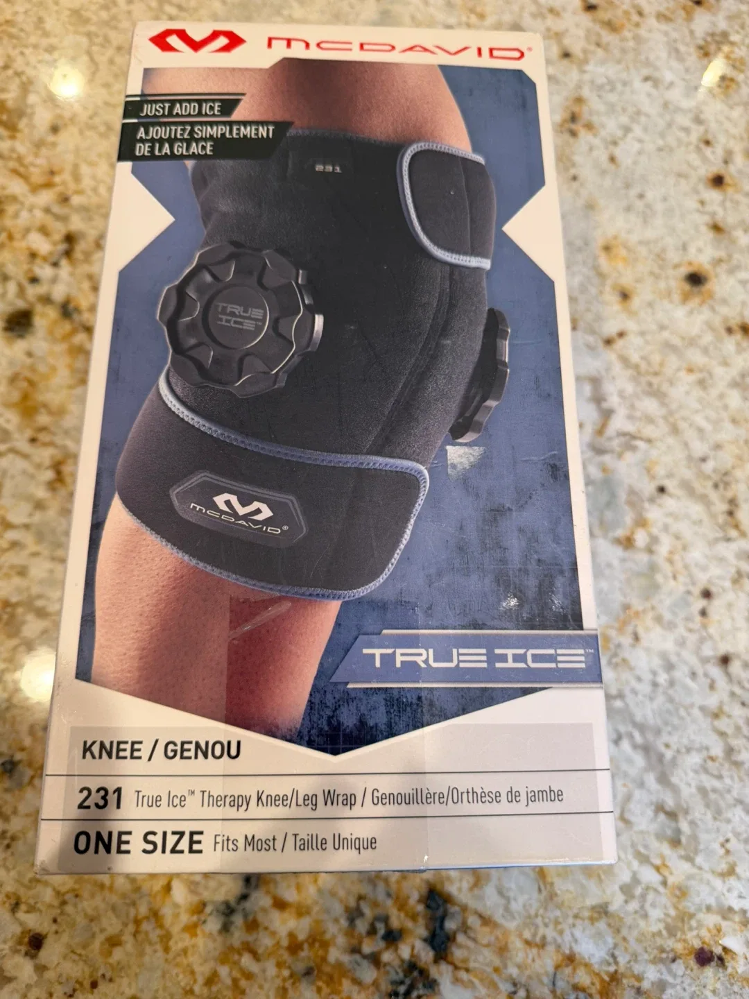 McDavid 231 True Ice Knee/Leg Wrap - One Size image indicator(2)