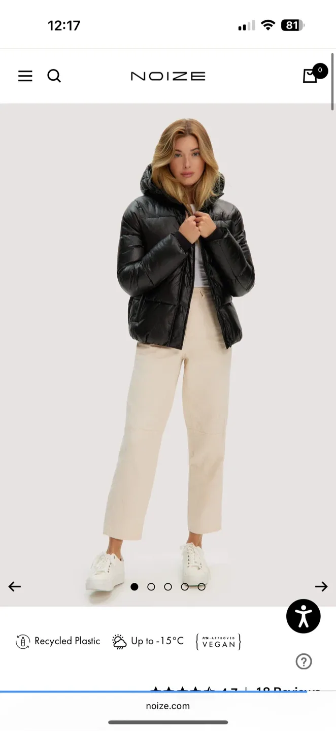 For Sale: Noize Cruelty-Free Jackets – $60 Each image indicator(3)