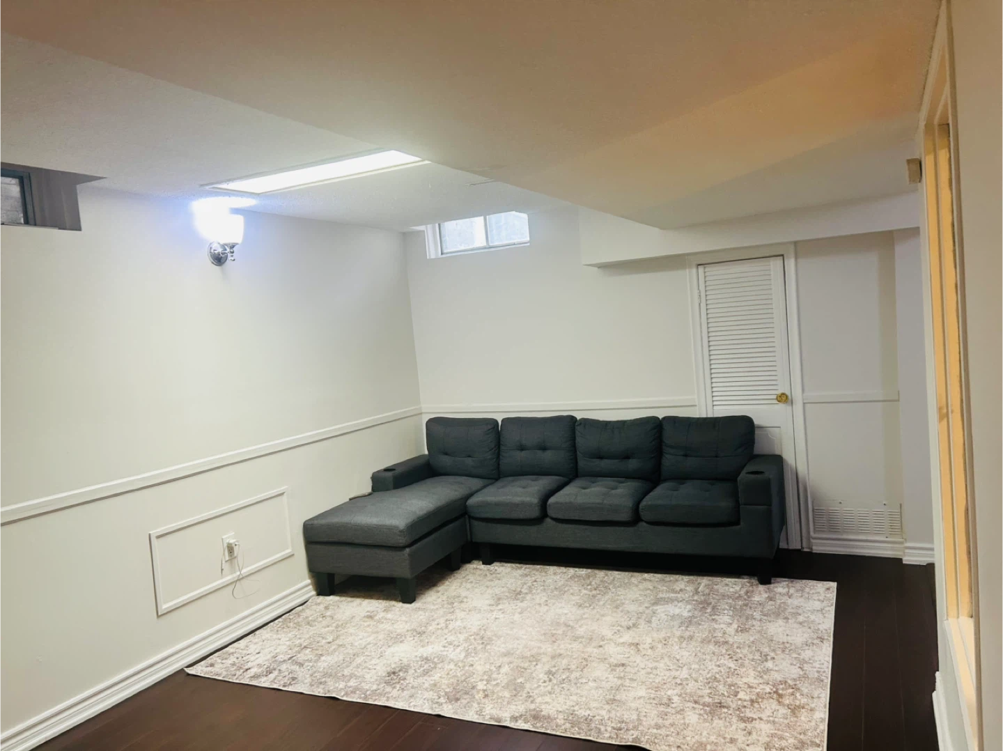 Fully furnished basement