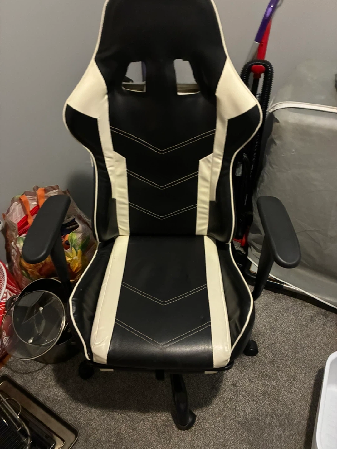 Black & White Gaming Chair