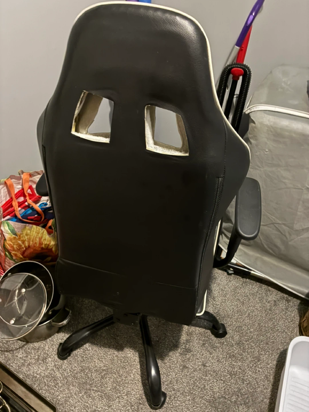 Black & White Gaming Chair - photo 2
