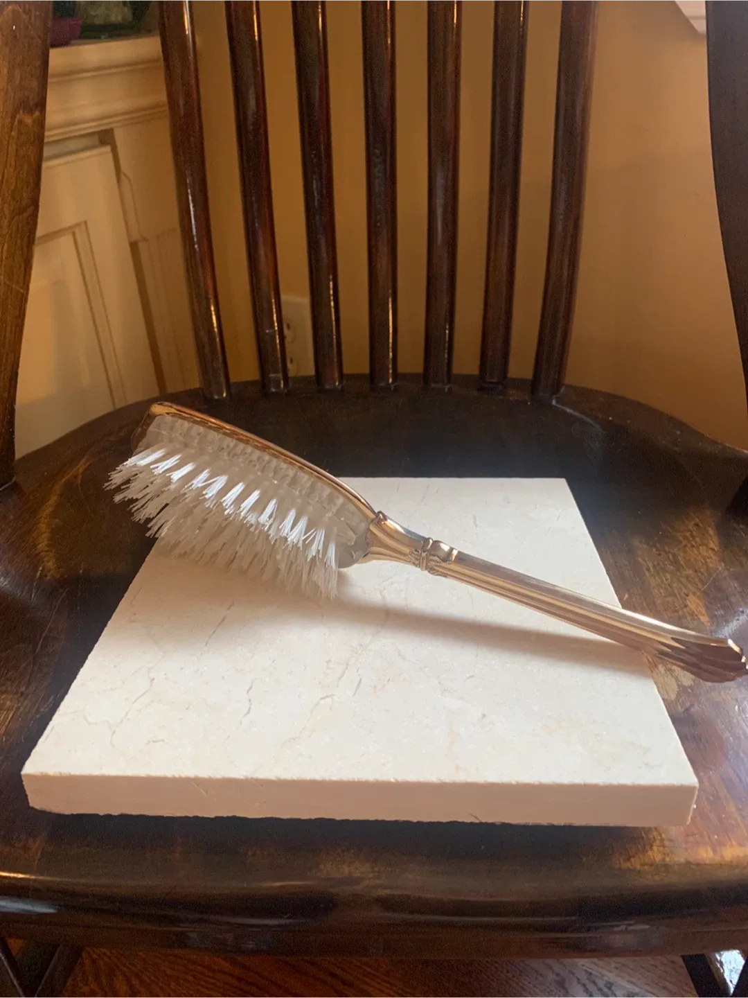 Vintage Hair Brush with Gold Handle🥕 image indicator(4)