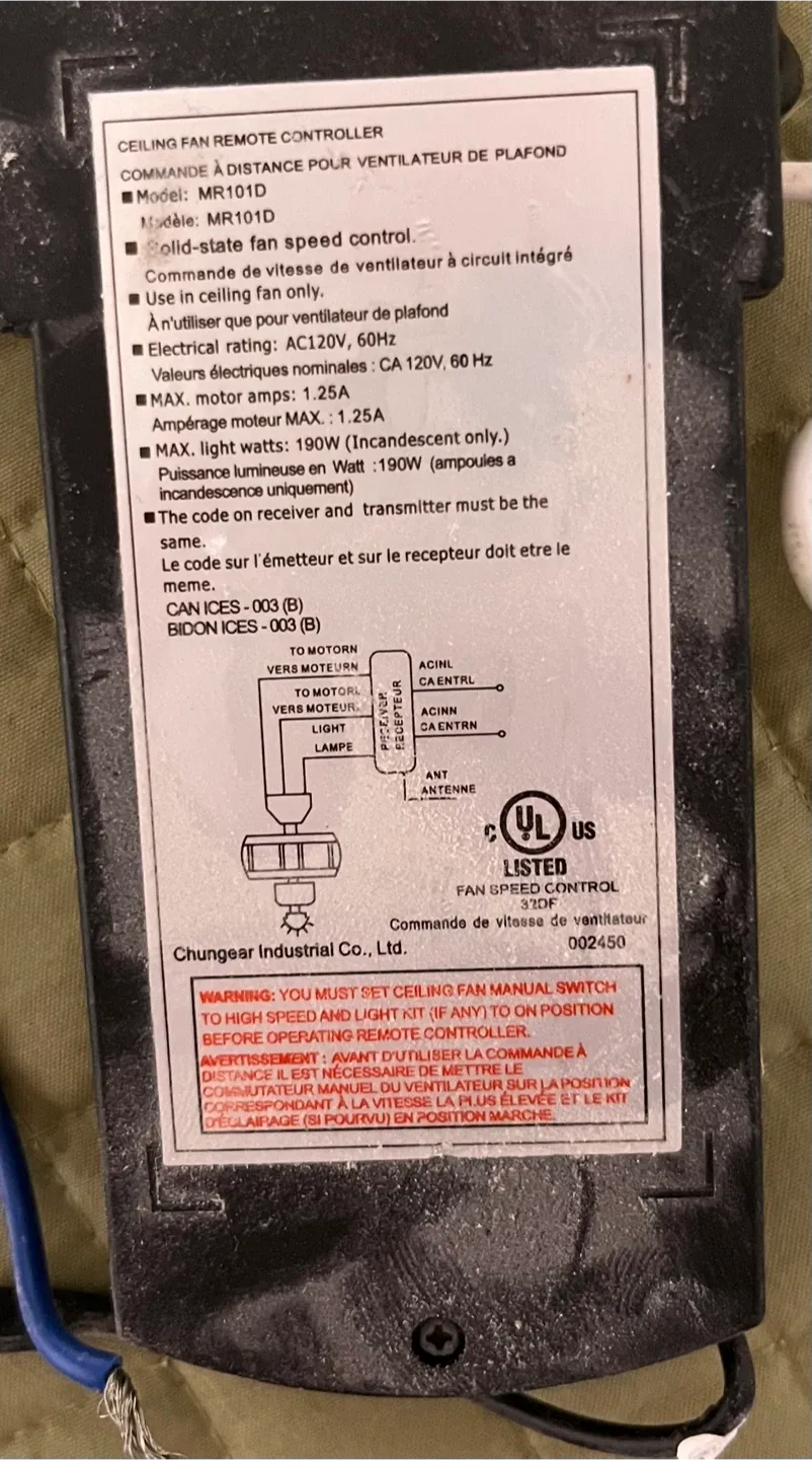 Ceiling Fan with Remote image indicator(7)