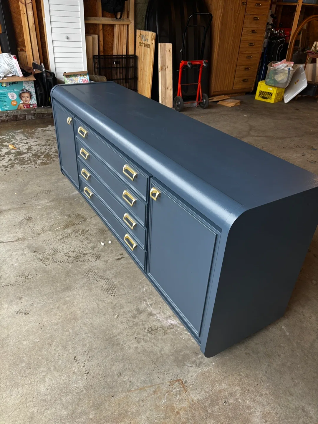 Blue Refinished Dresser image indicator(2)