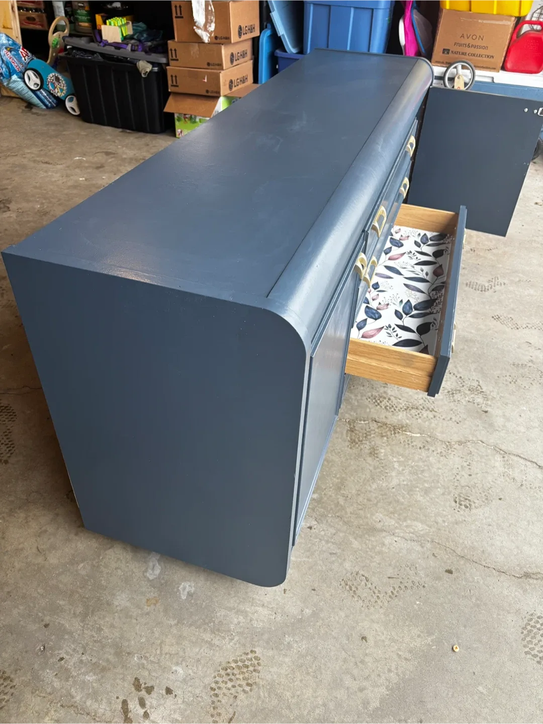 Blue Refinished Dresser image indicator(5)