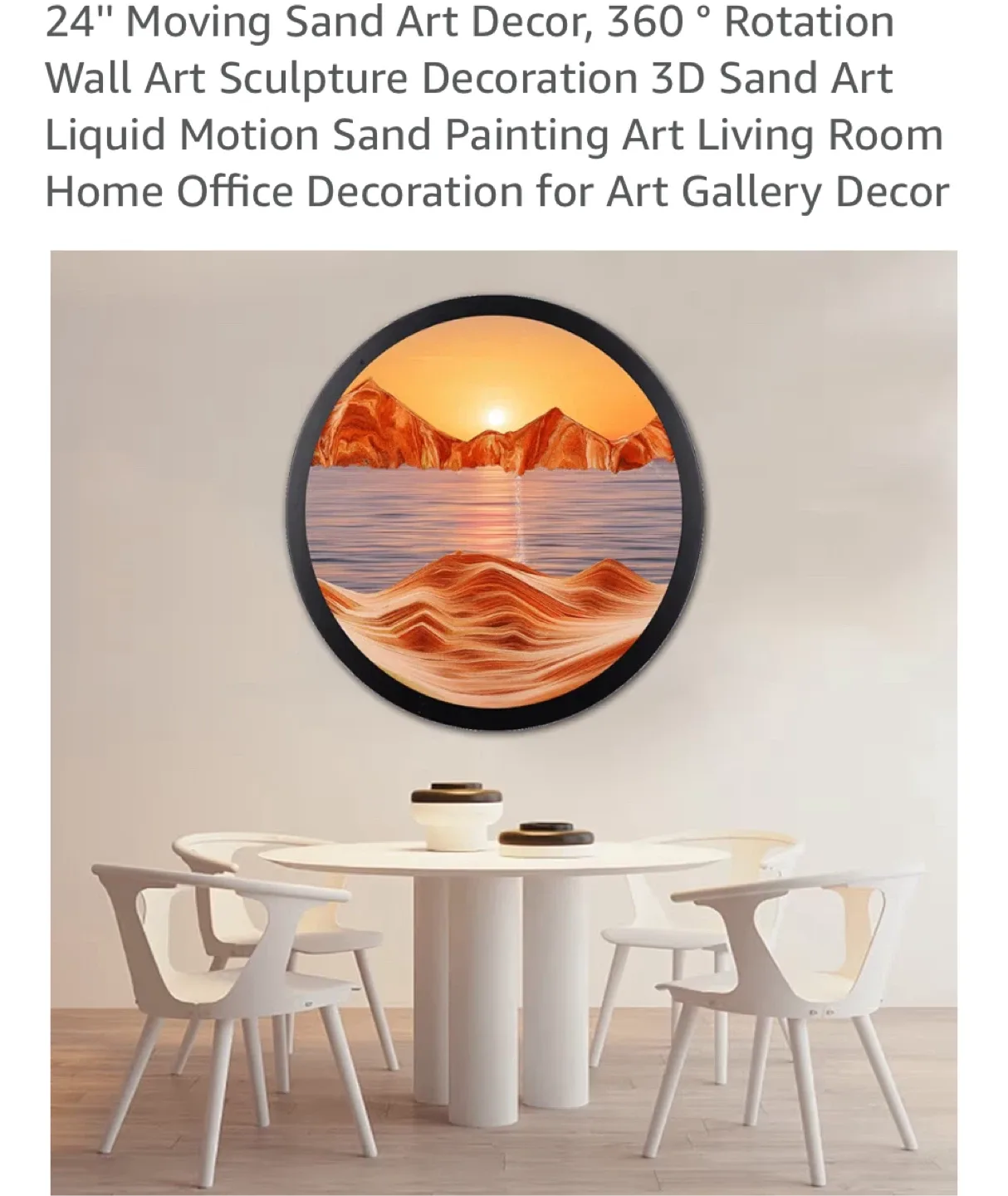 Moving Sand Art Decor, 24" 3D Sand Painting image indicator(3)