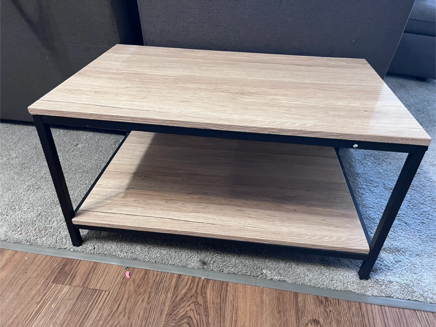 Wood & Metal Coffee Table - photo 3