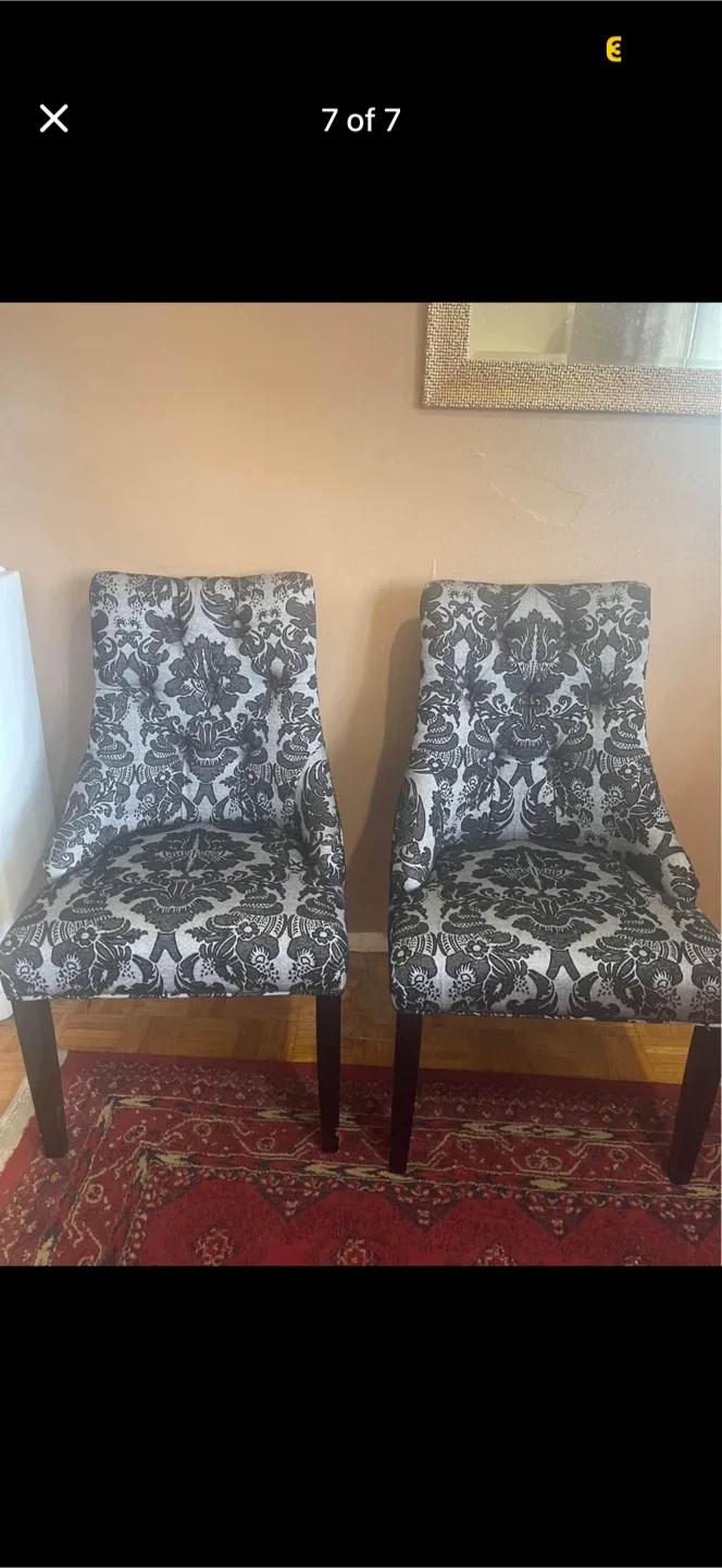 Upholstered Dining Chairs - Set of Two image indicator(7)