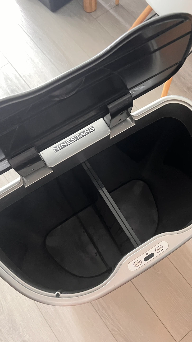 Nine Stars 18.5 Gallon Motion Sensor Recycling Bin - photo 2
