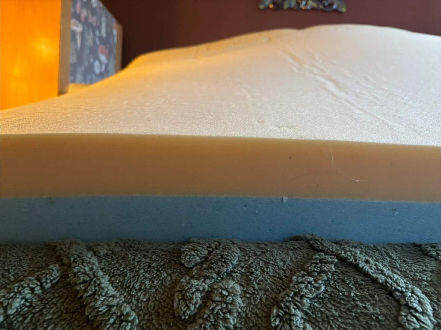 Foam Mattress Topper, Twin, 4”