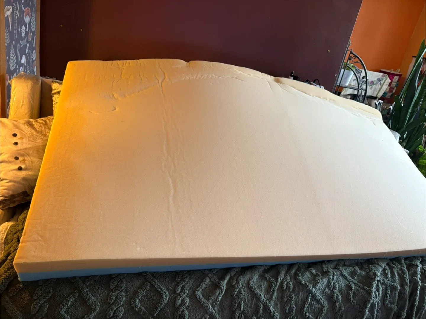 Foam Mattress Topper, Twin, 4” image indicator(2)