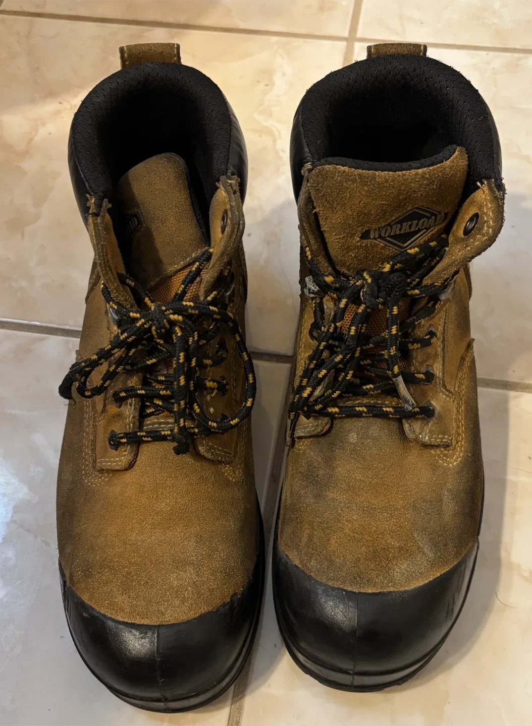 Workload Challenger Brown Leather Work Boots - Size 9 image indicator(2)