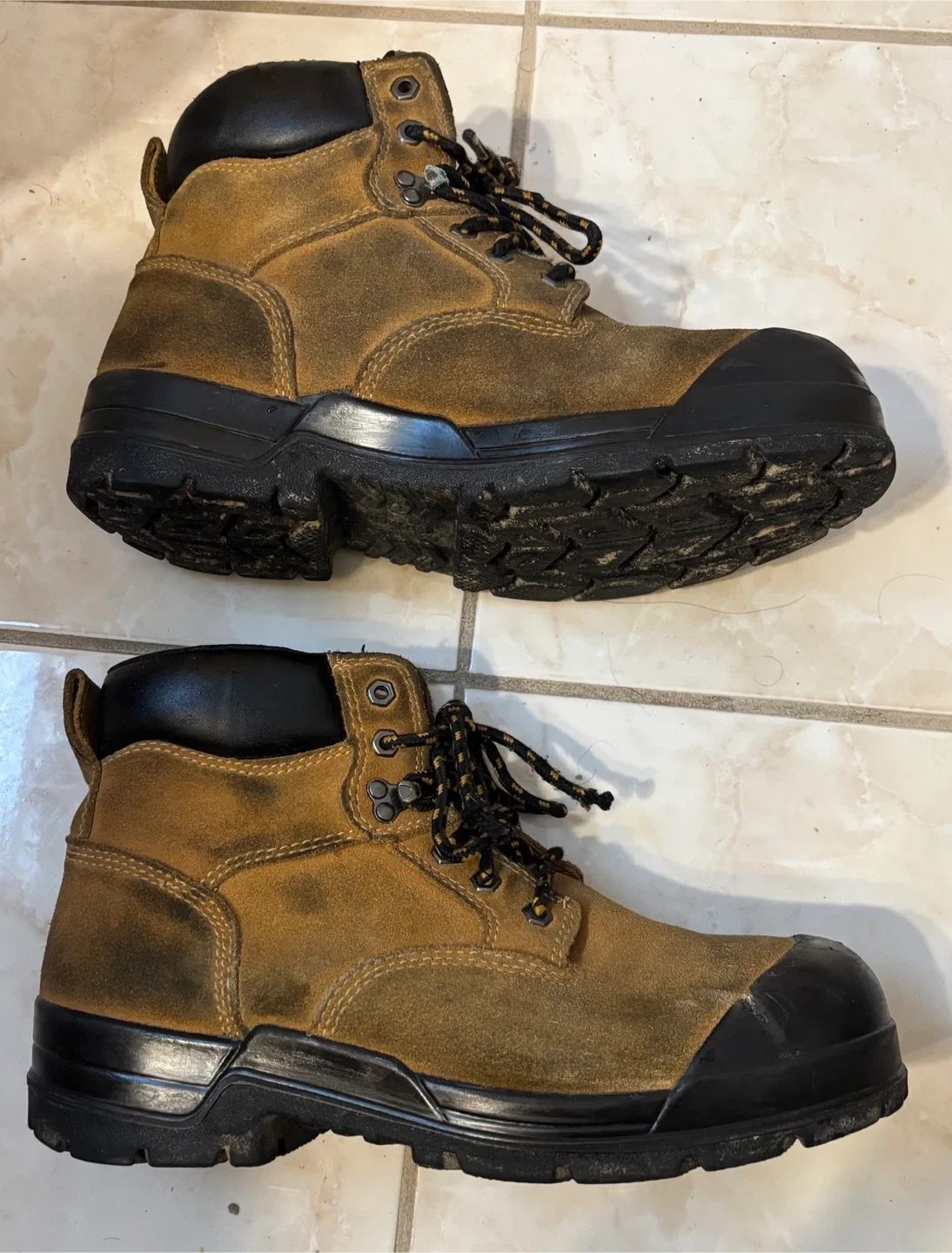 Workload Challenger Brown Leather Work Boots - Size 9 image indicator(3)