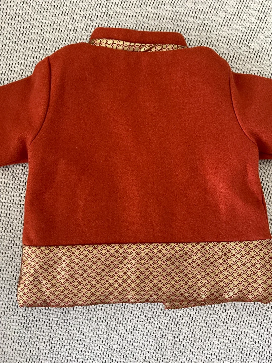 Red & Gold Kids Jacket 90cm image indicator(9)