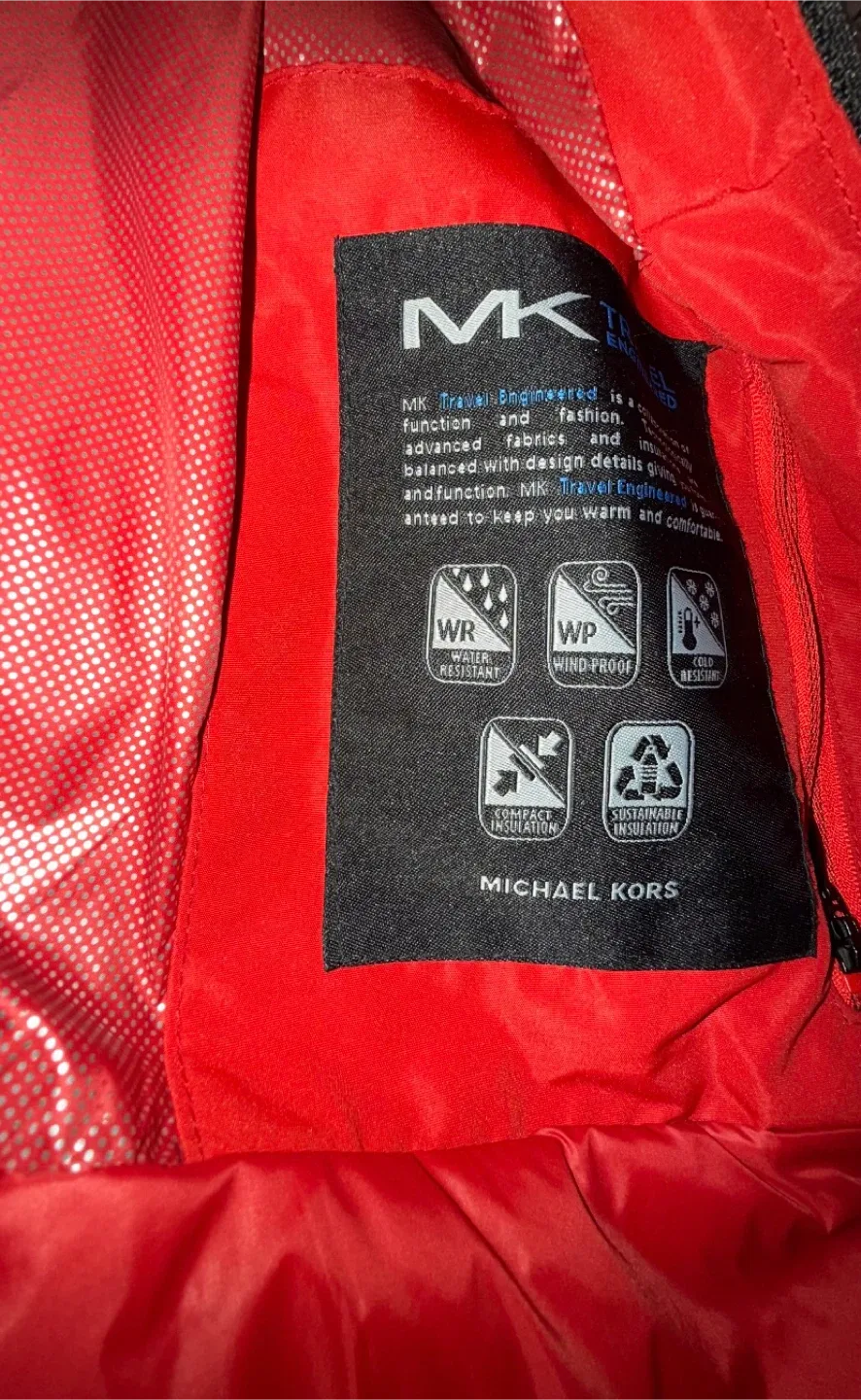 Michael Kors Red Puffer Jacket image indicator(2)