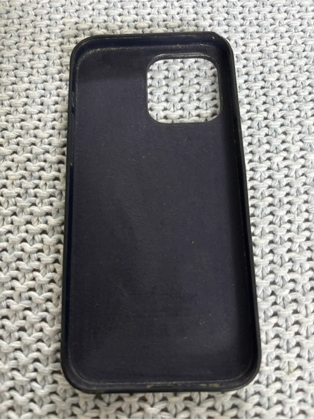 Apple iPhone Case - X Pro Max - Black/Navy Leather image indicator(2)