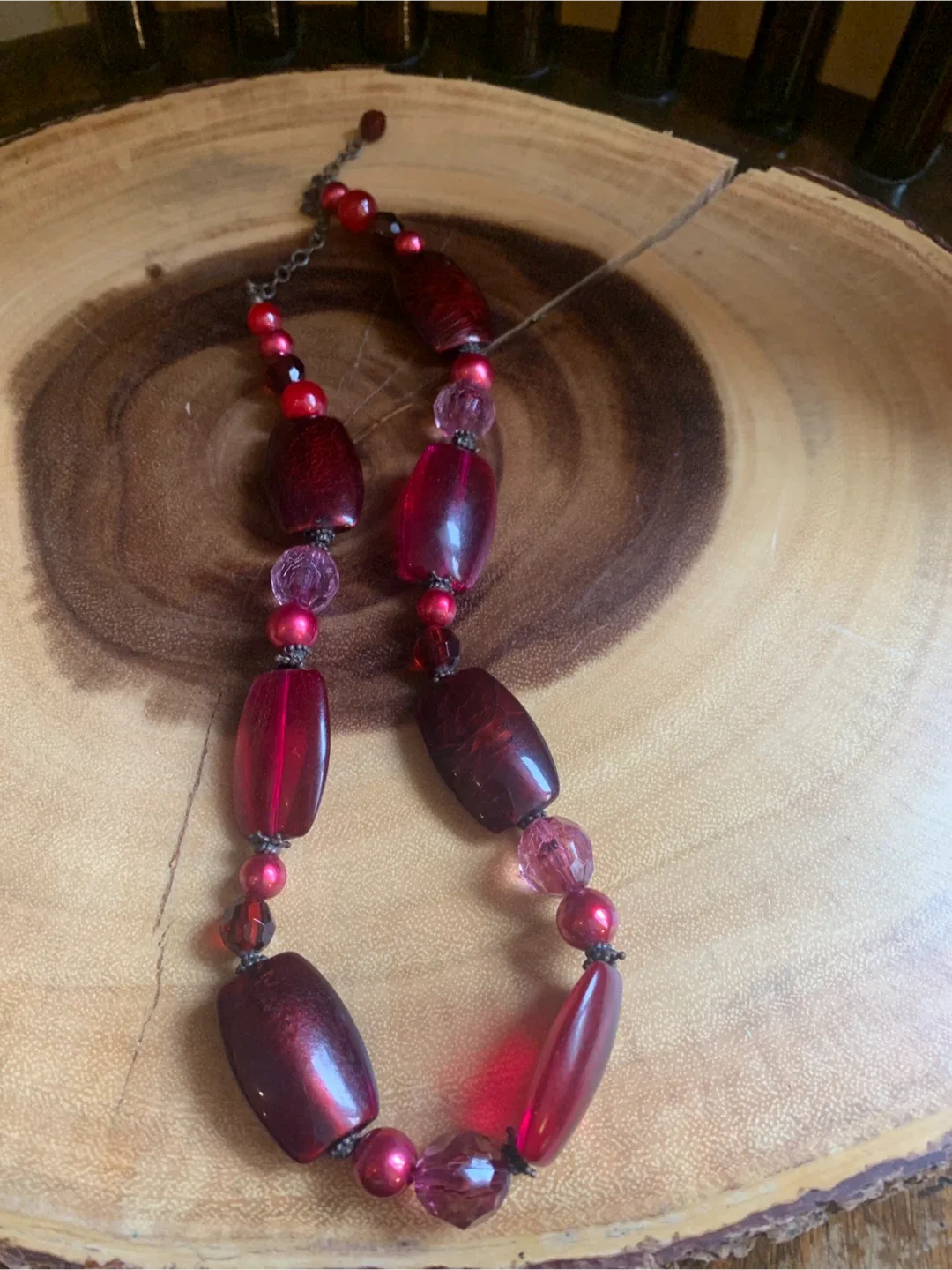 Red Beaded Necklace🥕 image indicator(6)