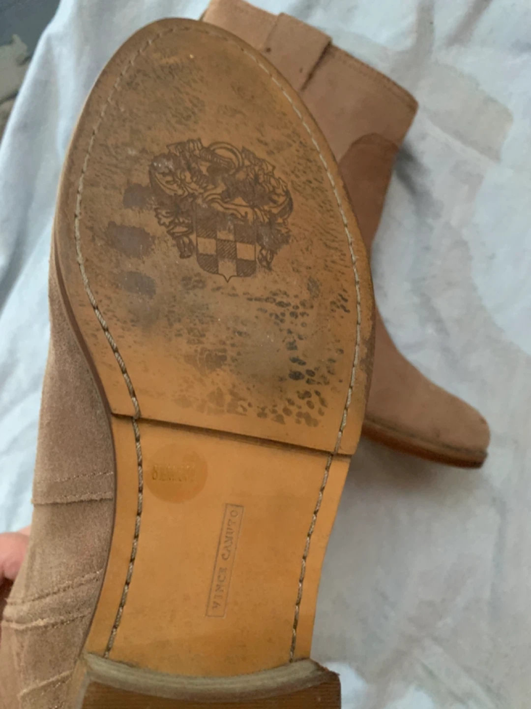 Vince Camuto Suede Ankle Boots Size 8.5 - photo 4