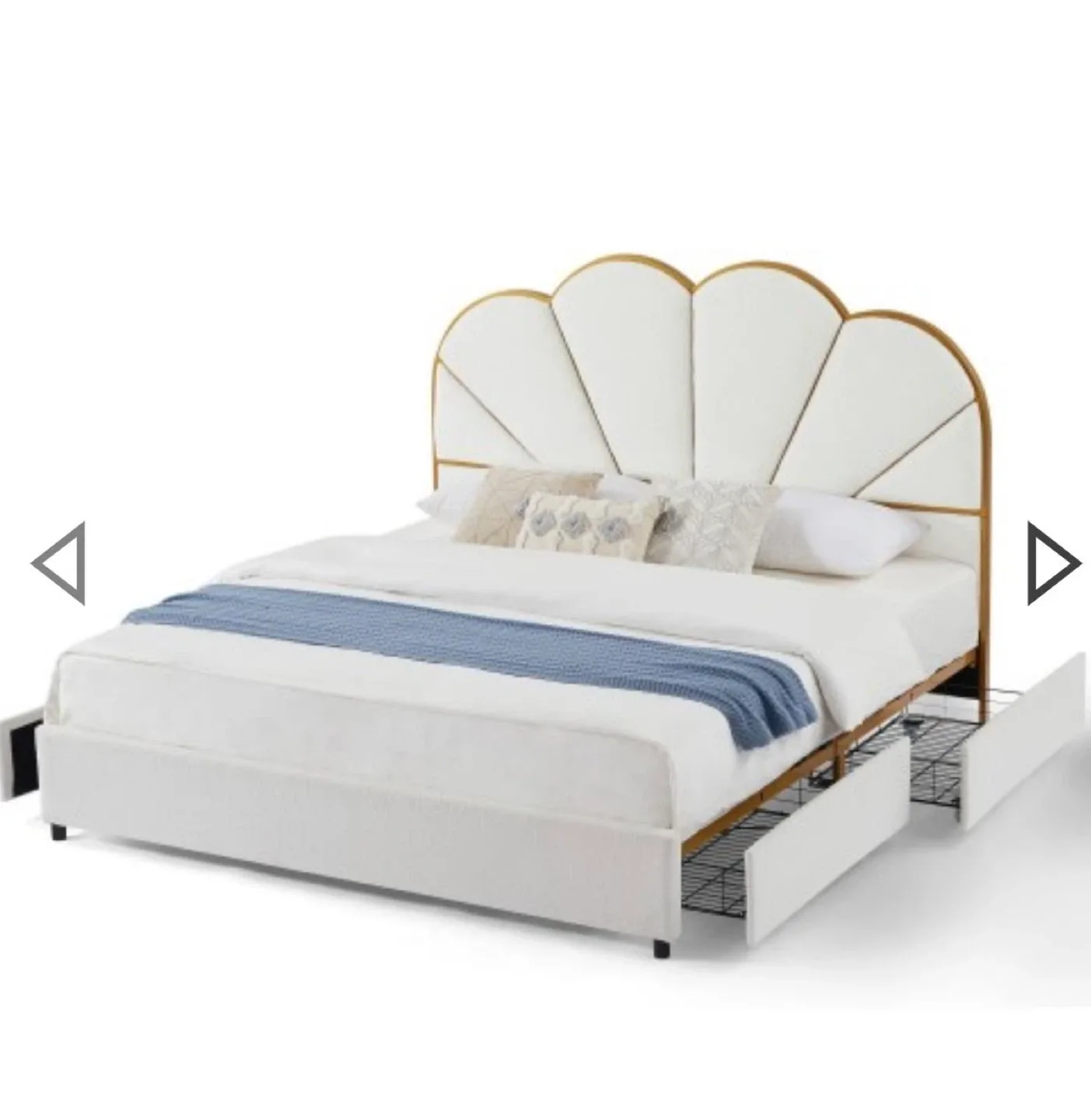 Base de cama de plataforma tamaño King image indicator(5)