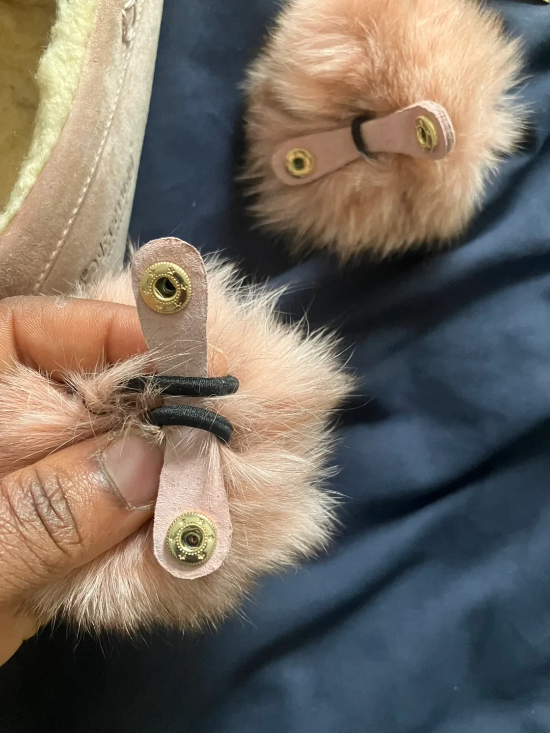 Everugg Australia Pink Suede Moccasin Slippers image indicator(8)