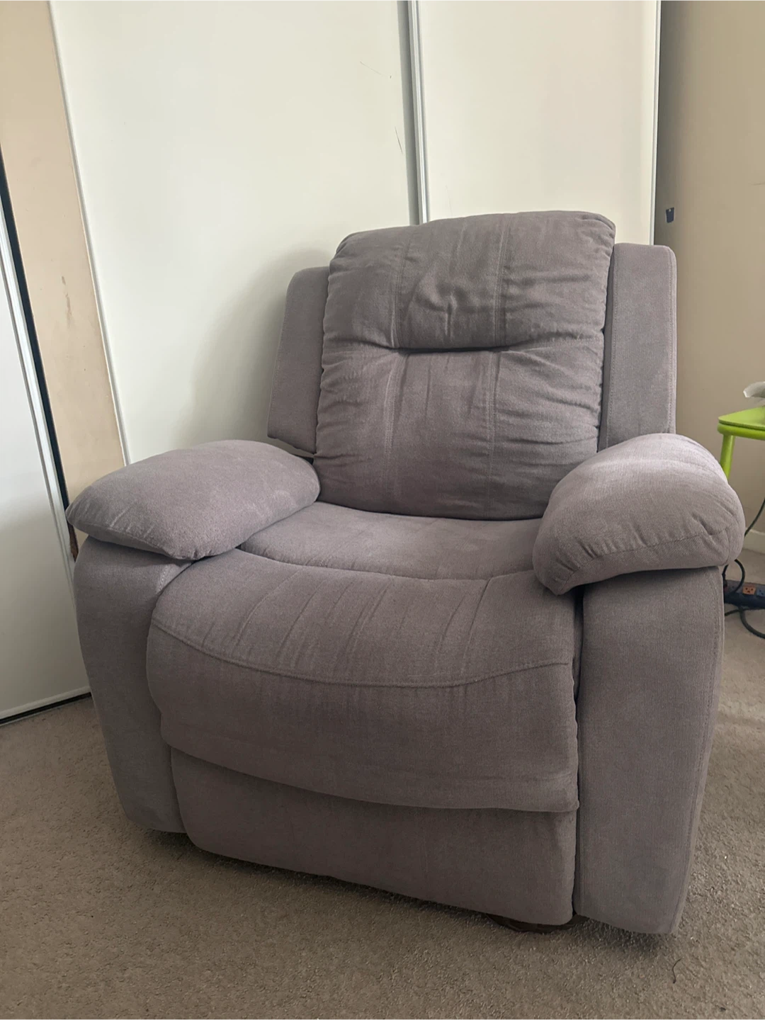 Grey Recliner Chair