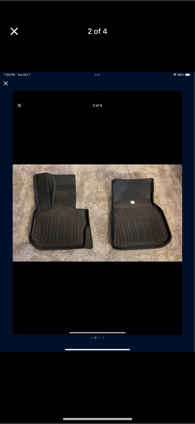 BMW X3 2018-2024 not for X3 xDrive 30e All Weather Floor Liners - photo 2