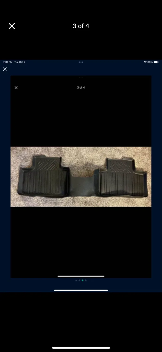 BMW X3 2018-2024 not for X3 xDrive 30e All Weather Floor Liners image indicator(3)