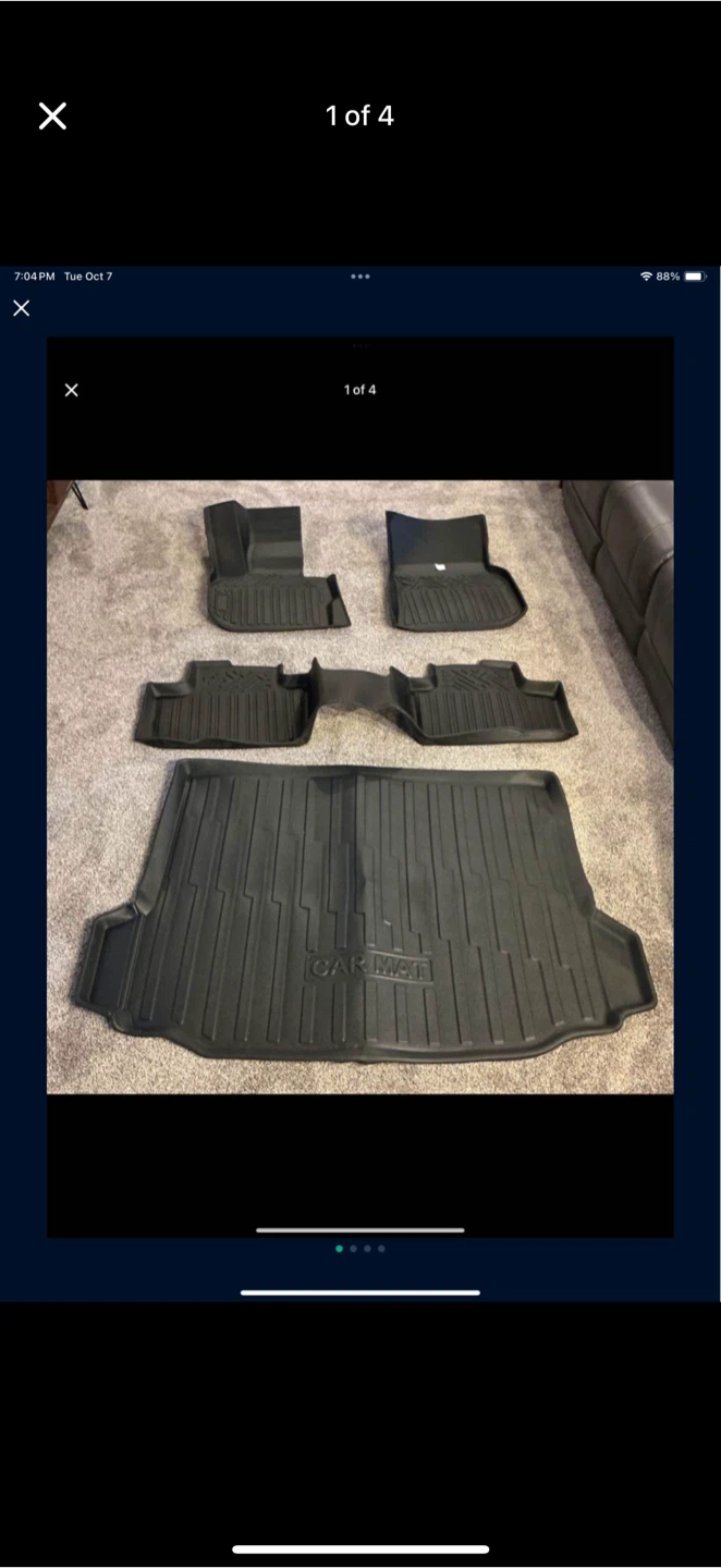 BMW X3 2018-2024 not for X3 xDrive 30e All Weather Floor Liners