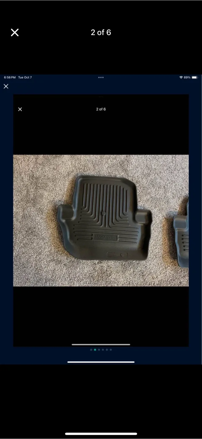 Jeep Wrangler JL 19-25 2-Door 2nd Row Husky Floor Liners image indicator(2)