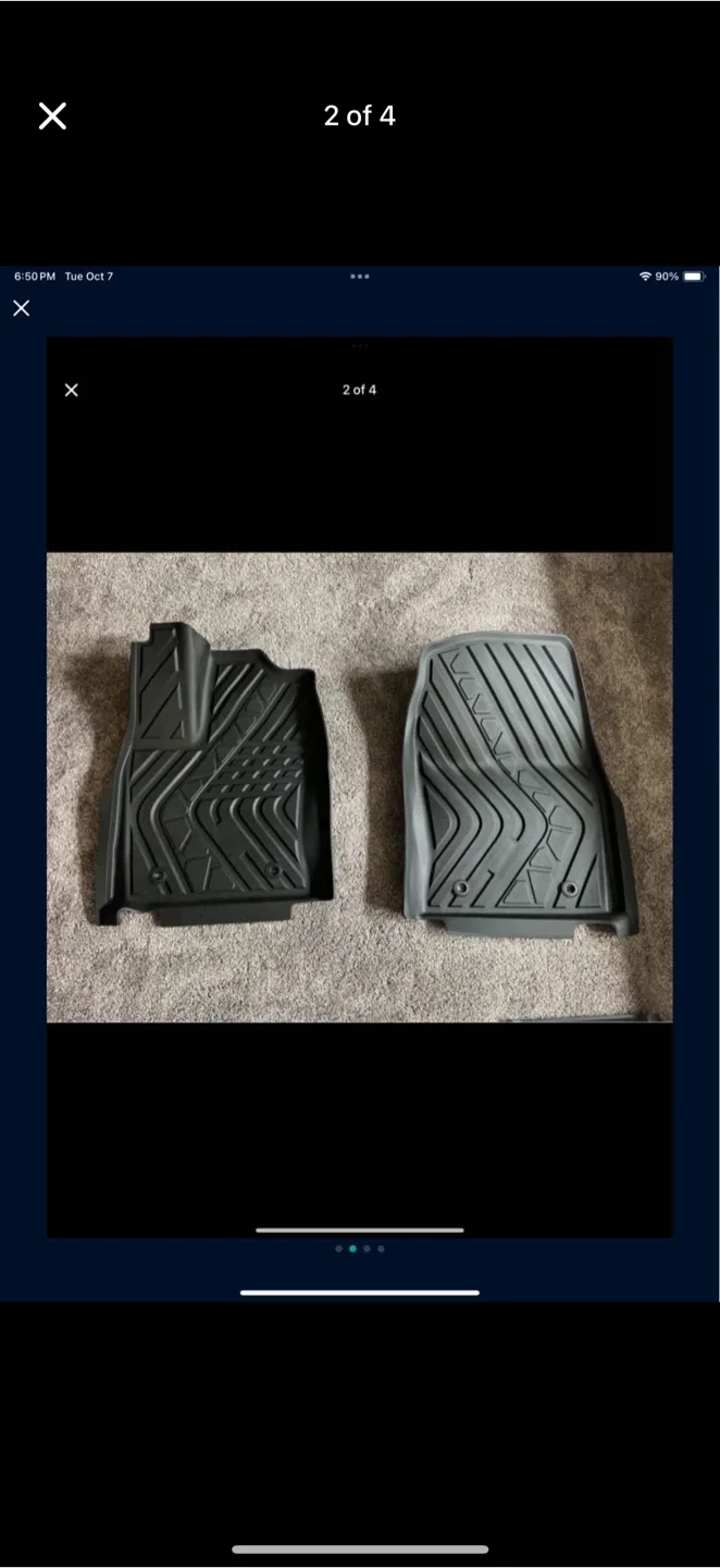 Toyota Tundra 2022-2025 Crew Cab max All Weather Floor Liners image indicator(2)