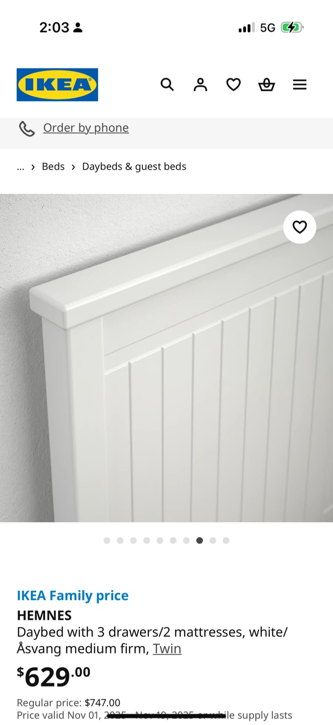 🥕IKEA Hemnes Daybed with 3 Drawers - Twin - photo 4