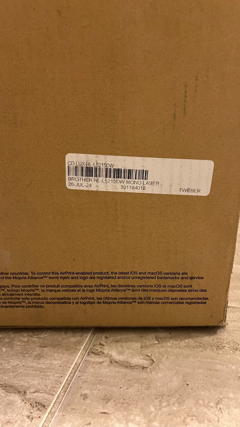 Brother HL-L5215DW Mono Laser Printer - New in Box! image indicator(5)