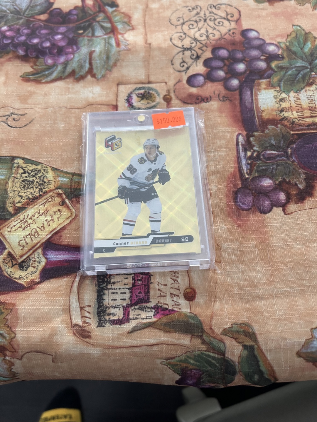 Connor Bedard Blackhawks holoGrfxHockey Card