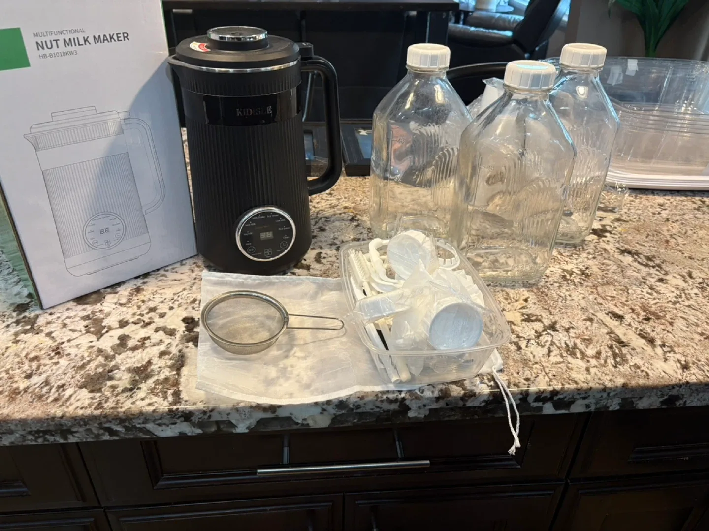 KIDSLE Multifunctional Nut Milk Maker HB-B101BKW3 image indicator(4)