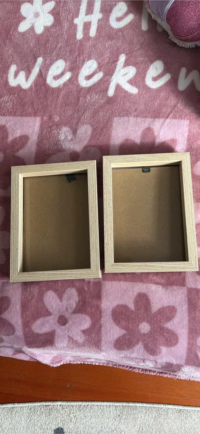 Two Wooden Picture Frames
