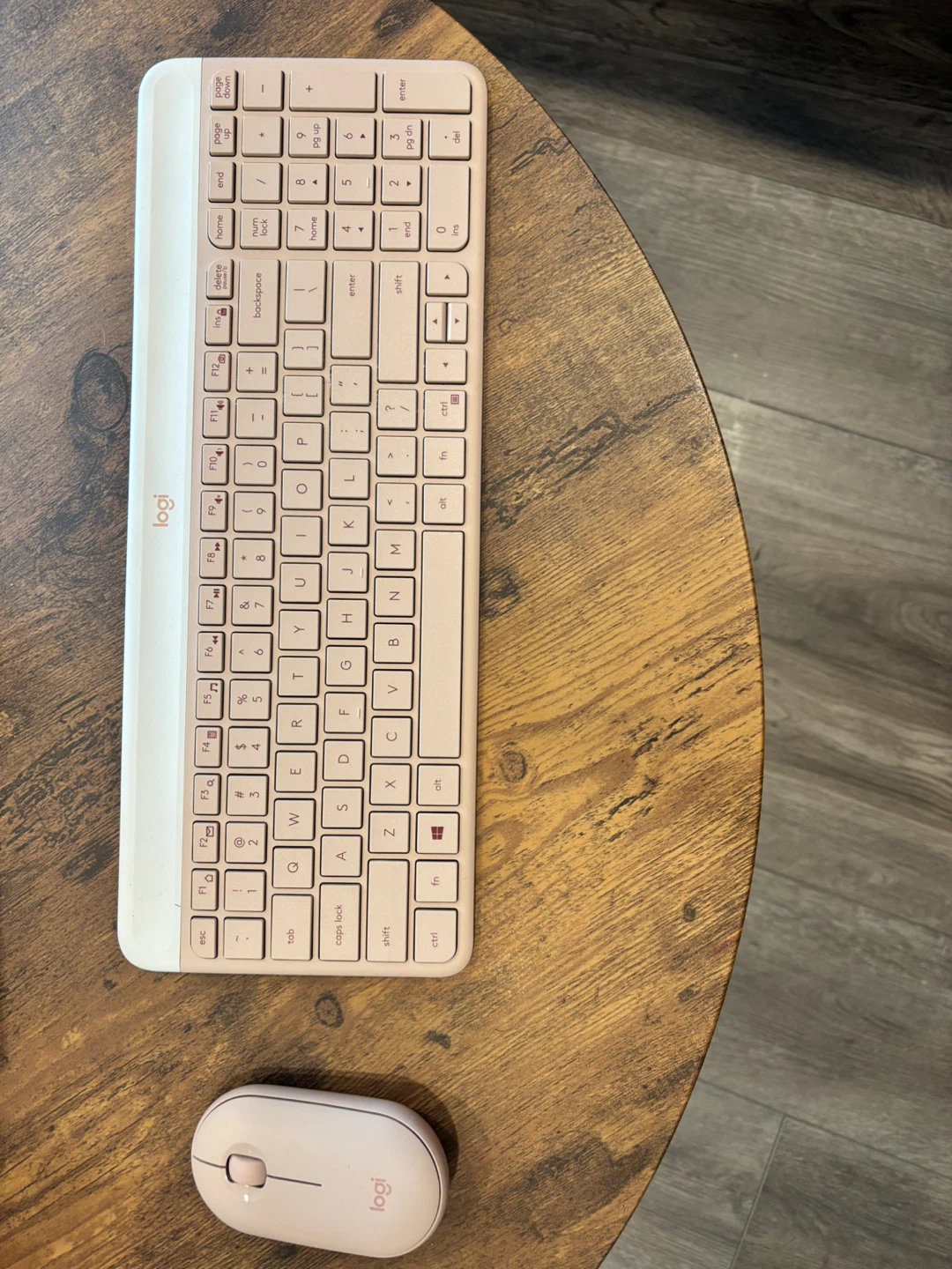 Logitech Keyboard and Mouse Combo - Pink
