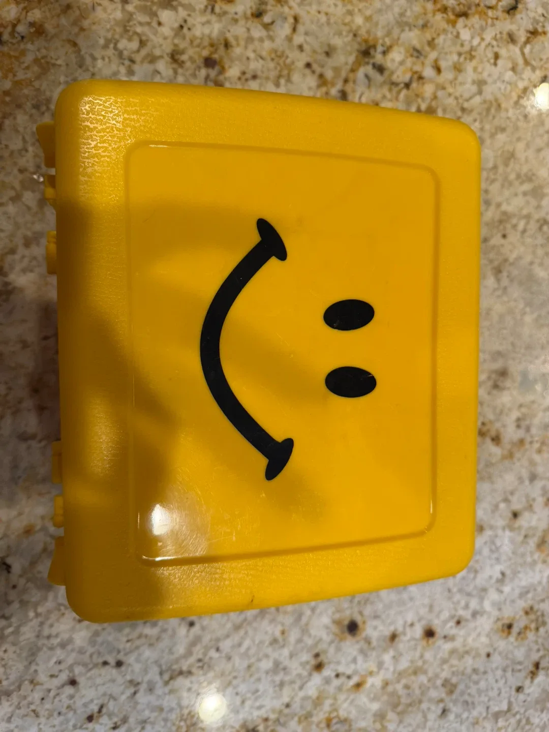 Vintage Smiley Face Lunchbox with Thermoses
