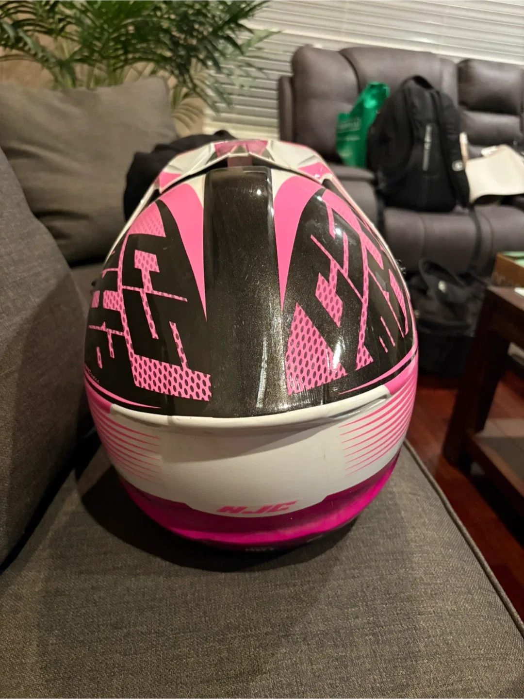 HJC CS-MX II Pink Motocross Helmet - XS image indicator(3)