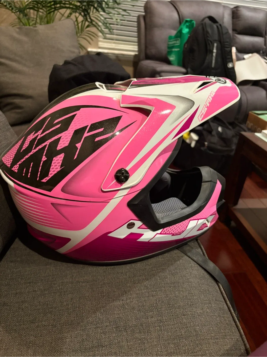 HJC CS-MX II Pink Motocross Helmet - XS image indicator(2)