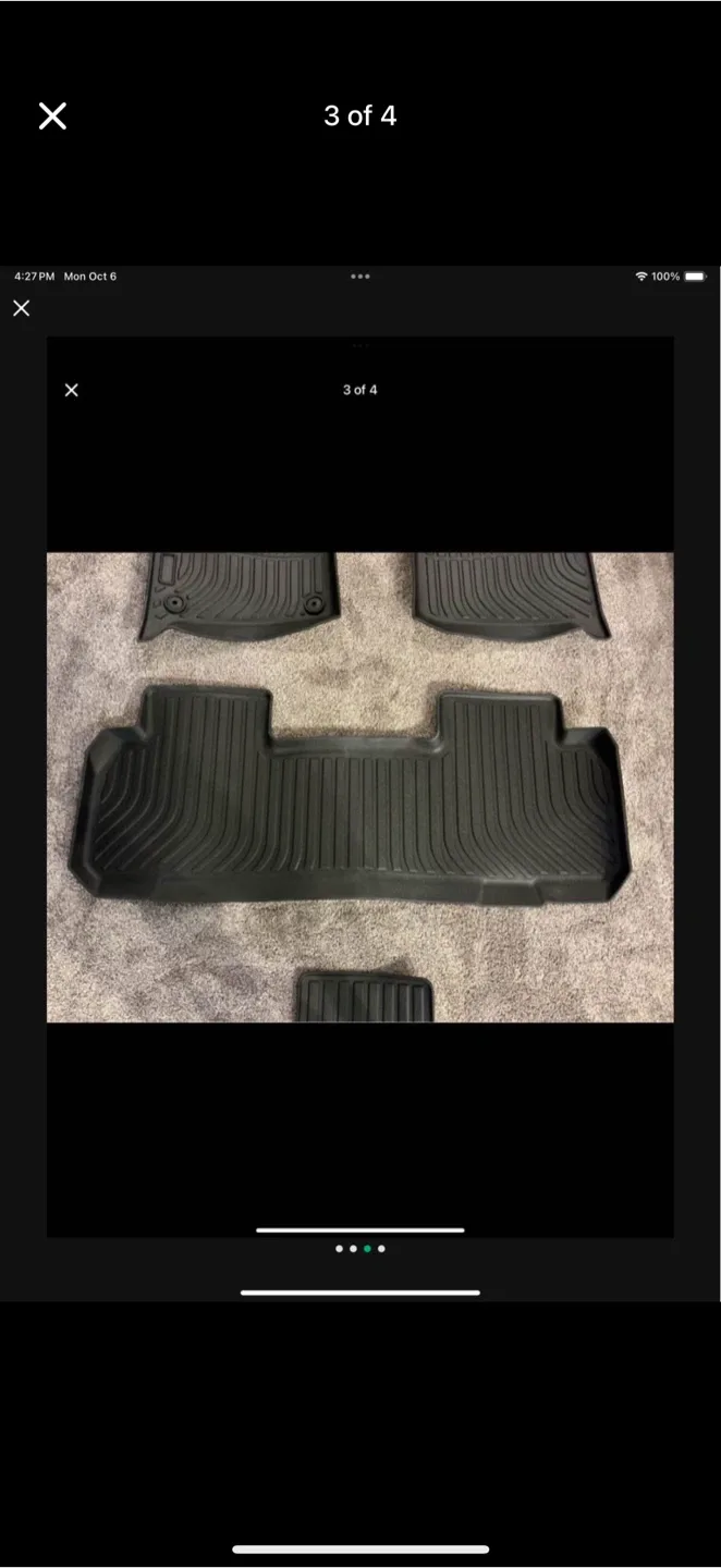 Chevrolet Traverse 2nd row Bucket Seats 18-24 Floor Mats image indicator(3)