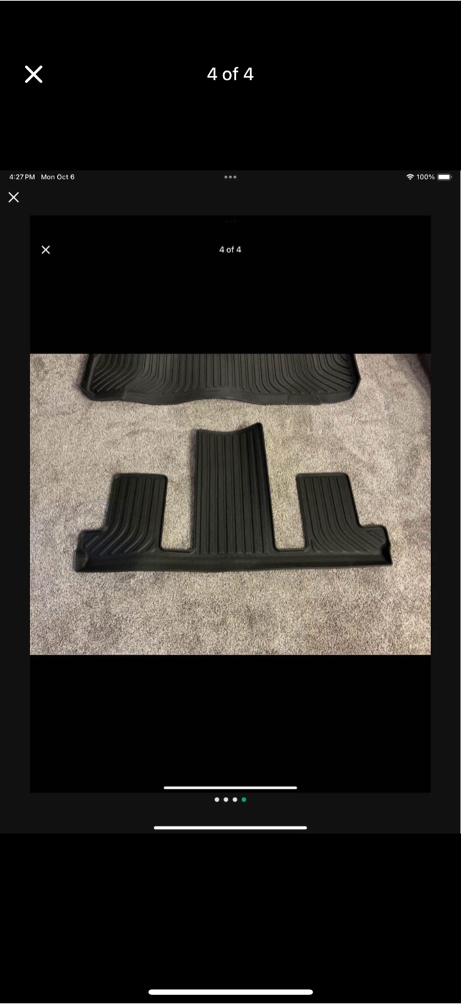 Chevrolet Traverse 2nd row Bucket Seats 18-24 Floor Mats - photo 4