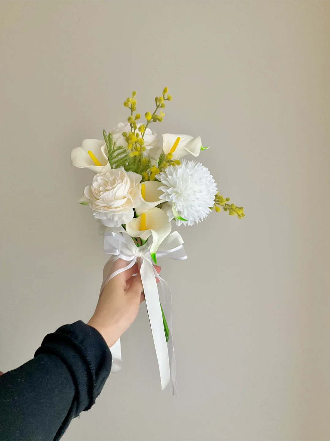 White Artificial Flower Bouquet