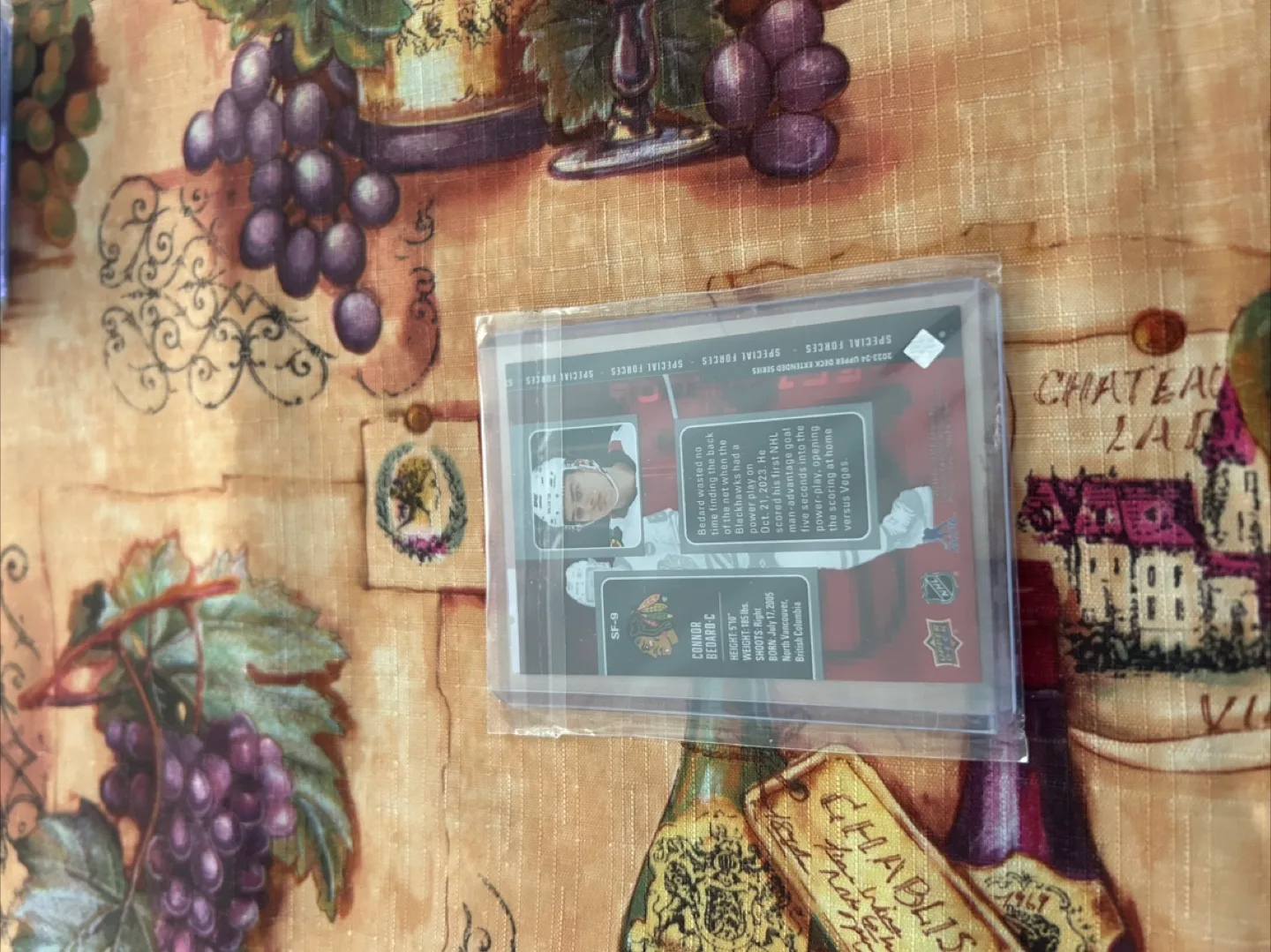 Connor Bedard Upper Deck Special Forces Card image indicator(2)