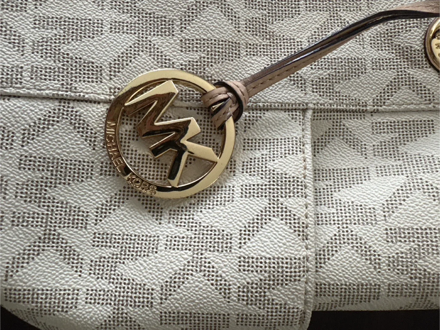 Michael Kors Tote Bag - Cream & Beige image indicator(6)