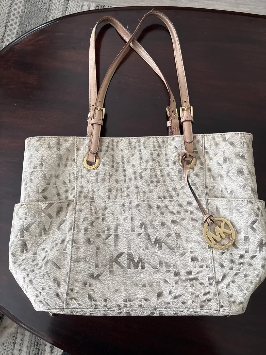 Michael Kors Tote Bag - Cream & Beige image indicator(7)